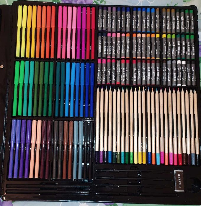 MEGA 288 el. Zestaw Do Malowania Artystyczny Plastyczny Dla Dzieci