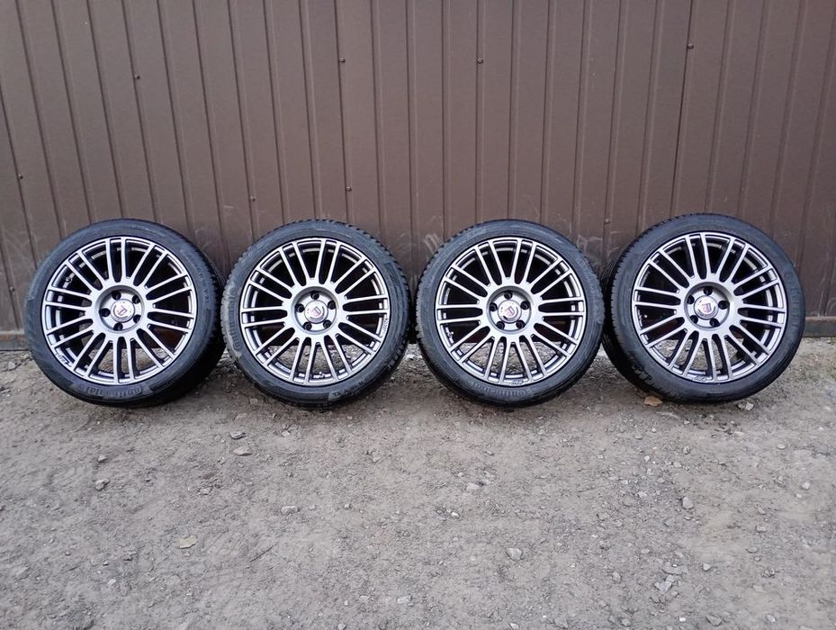 AEZ 18" 5x112 audi vw seat skoda 8jx18h2 et40 + Continental 245/40 r18