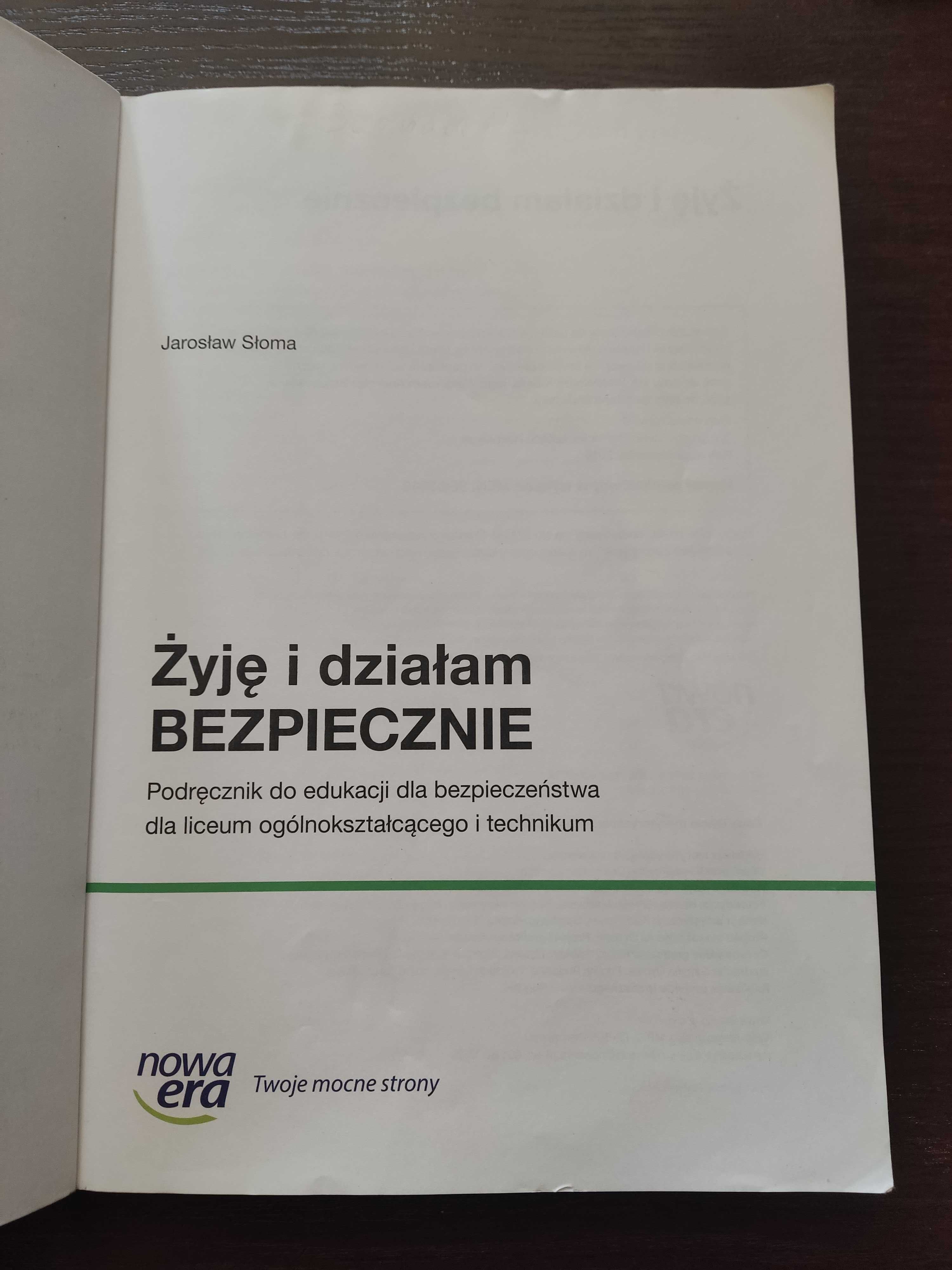 Żyję i działam bezpiecznie podręcznik EDB Nowa Era