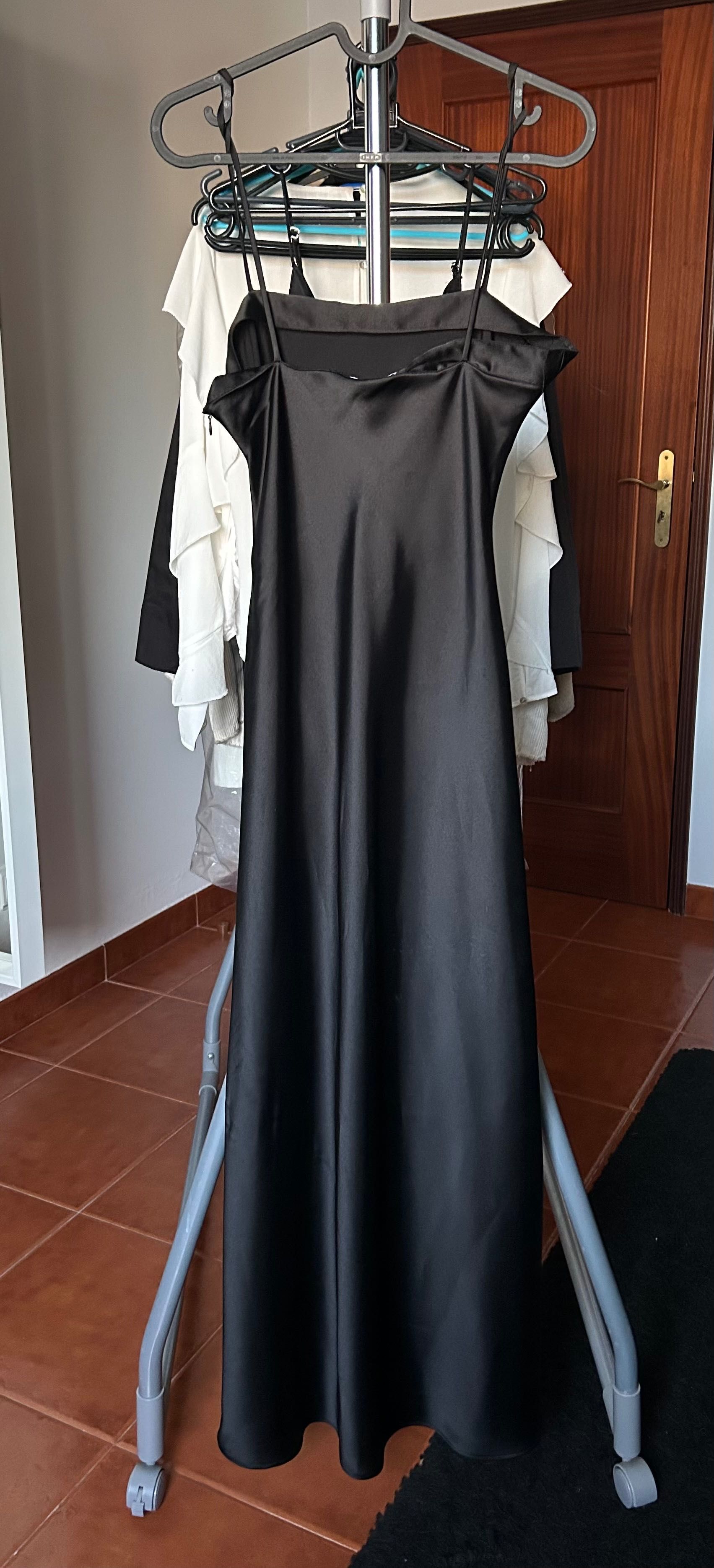 Vestido Cetim ZARA