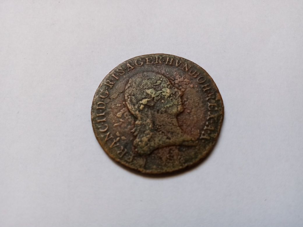Монета 3 крейцера 1800 год