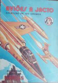 COLECIONADORES Excelente Coleção Caderneta de Cromos de Aviões a Jato