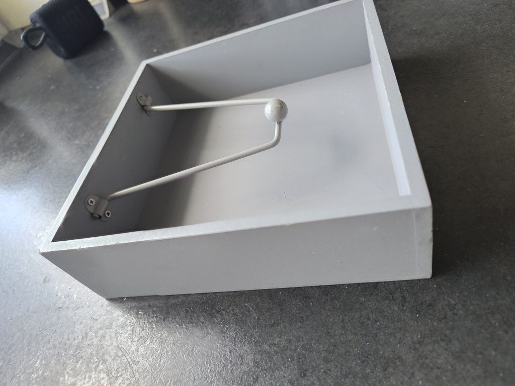 Zestaw dekoracji do domu organizer na serwetki serduszka i tabliczka