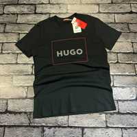 НОВЫЙ СЕЗОН ЕКСКЛЮЗИВ черная футболка от Hugo Boss на лето 2024