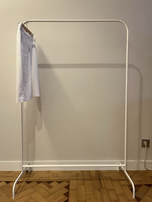Suporte para cabides IKEA MULIG branco, novo