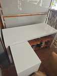 biurko IKEA MALMA- wysuwany blat