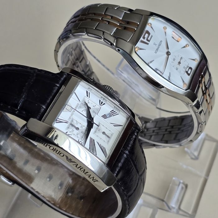 Часы Romanson и emporio armani .
