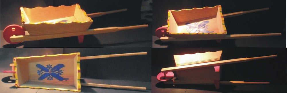 Carro de cantoneiro em madeira de Oficinas Cesar - Ermesinde. ORIGINAL