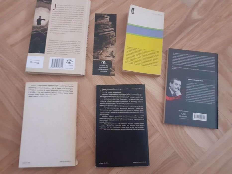 Książki science fiction Lem Śledztwo Fiasko Wells Wehikuł czasu Asimov