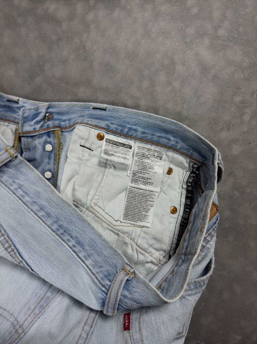 Levi’s 501 babyblue y2k denim spodnie jeansowe washed (32×30)