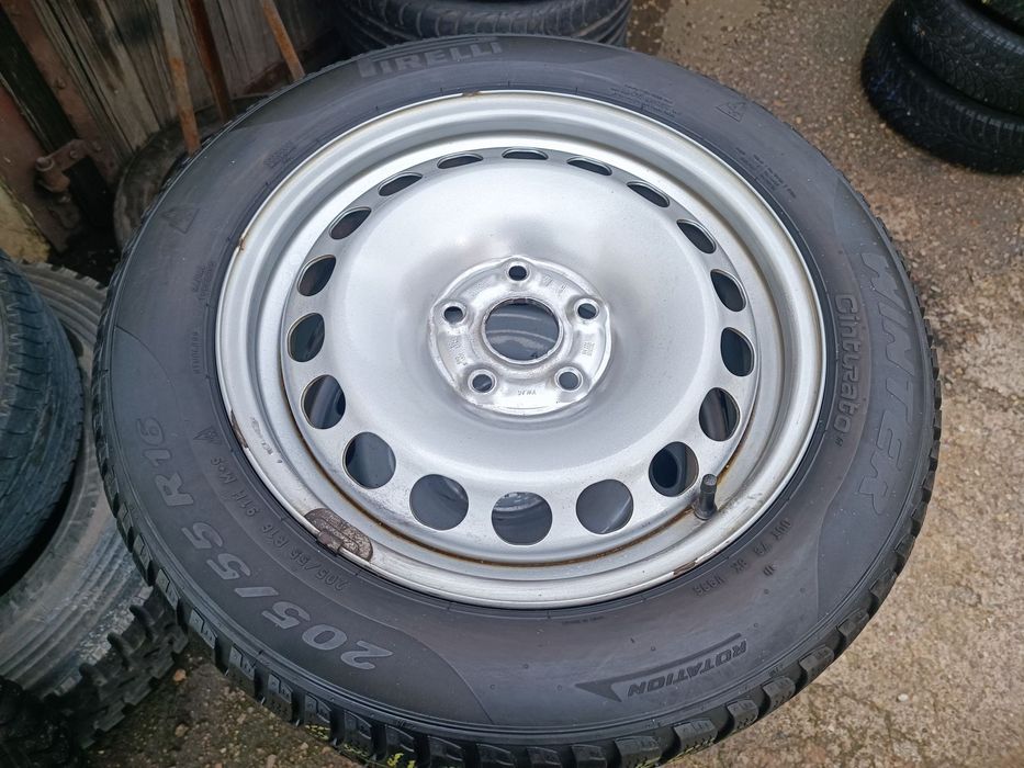 5x112 Koła Zimowe Zima Felgi Stalowe Stal 16 VW PASSAT B5 B6 B7 GOLF 6 7 5 CADDY JETTA TOURAN SHARAN SKODA SUPERB OCTAVIA II III 2 3 SEAT LEON 2 TOLEDO 3 ALTEA XL EXEO ALHAMBRA AUDI A4 A6 C5 A3 8P 8V 6,5mm Legnica ALU-RAD 205/55