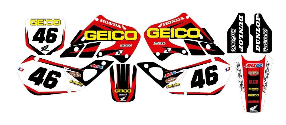 Kit autocolantes Honda CR 125