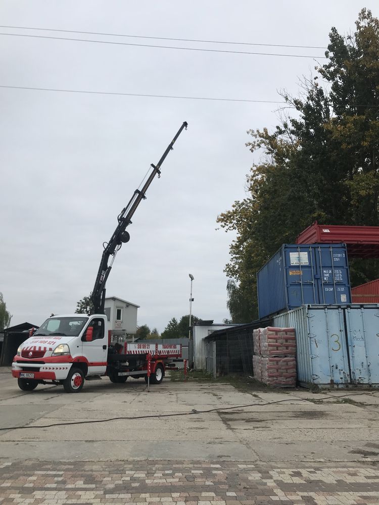 Maly HDS transport maszyn,materialow budowlanych worki BIG-BAG wywrot