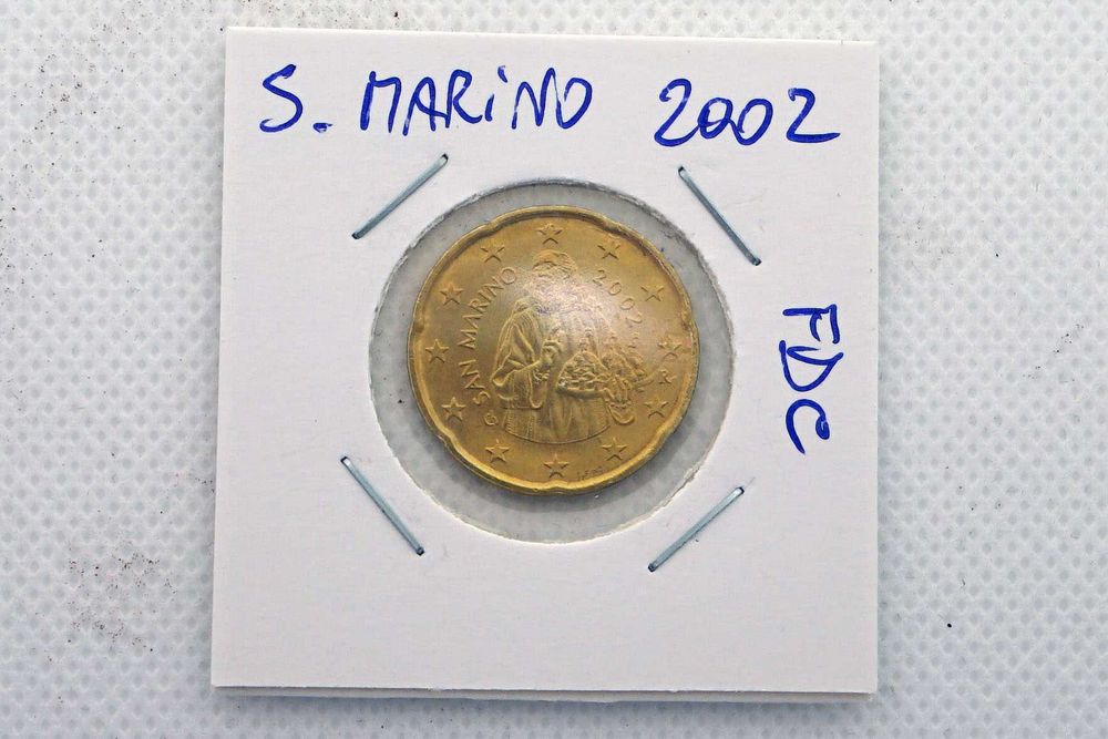 8 Moedas San Marino em FDC - 2002