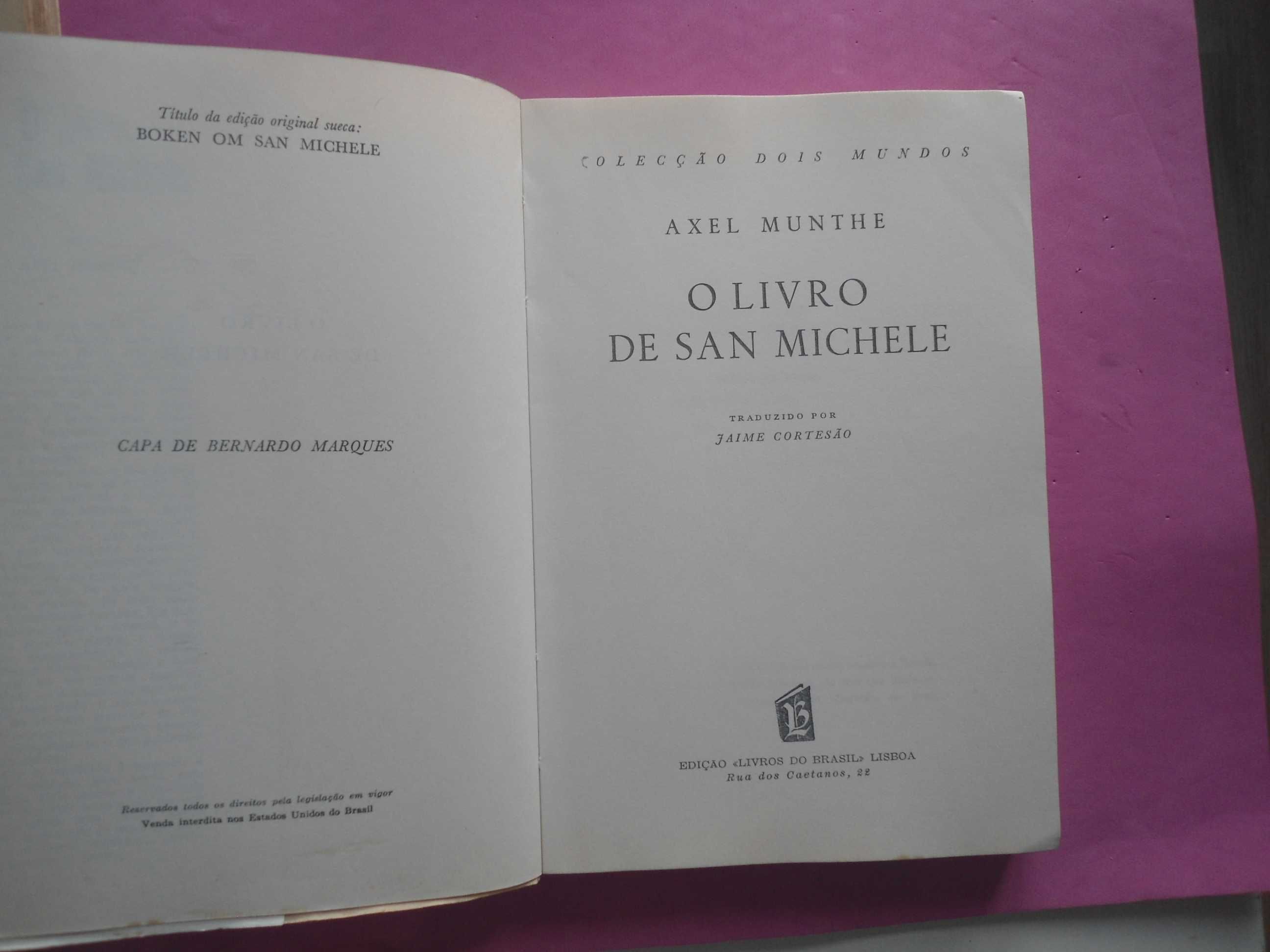 O Livro de San Michele de Axel Munthe