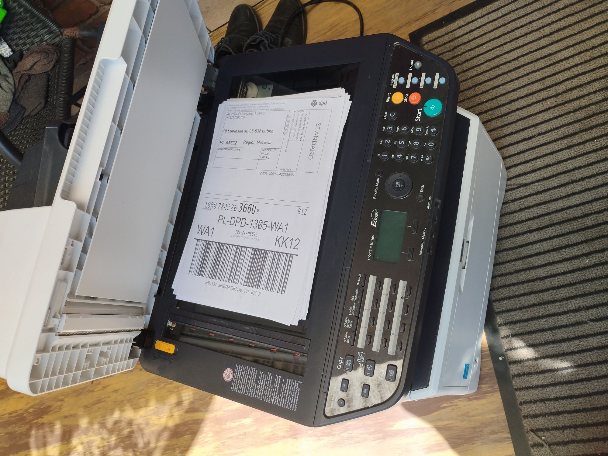 Urządzenie wielofunkcyjne laserowe Kyocera M2535DN drukarka ksero