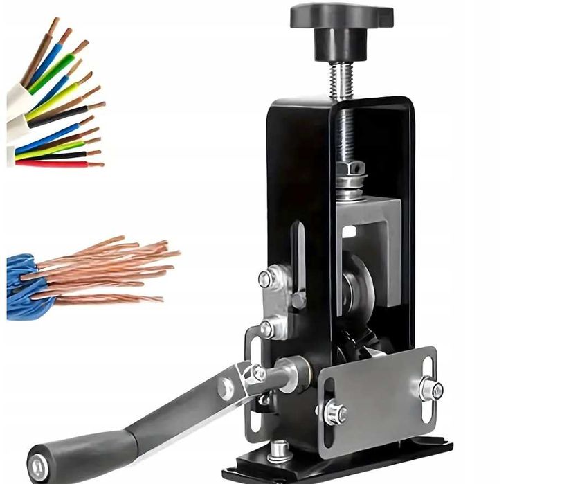 Korowarka maszyna do ściągania kabli przewodów odizolowywacz 1-25 mm