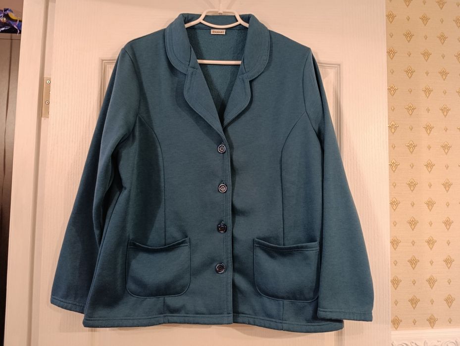 Пиджак на флисе цвет морской волны 52-54 укр.р-р, Damart, Великобритан