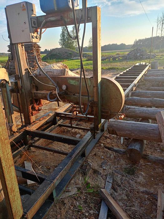 Przetarcie drewna, tartak, trak, struganie