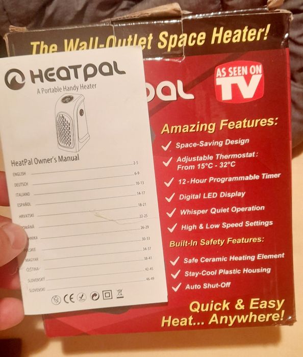 Aquecedor miniaturas novo , digital, funcionando perfeitamente.