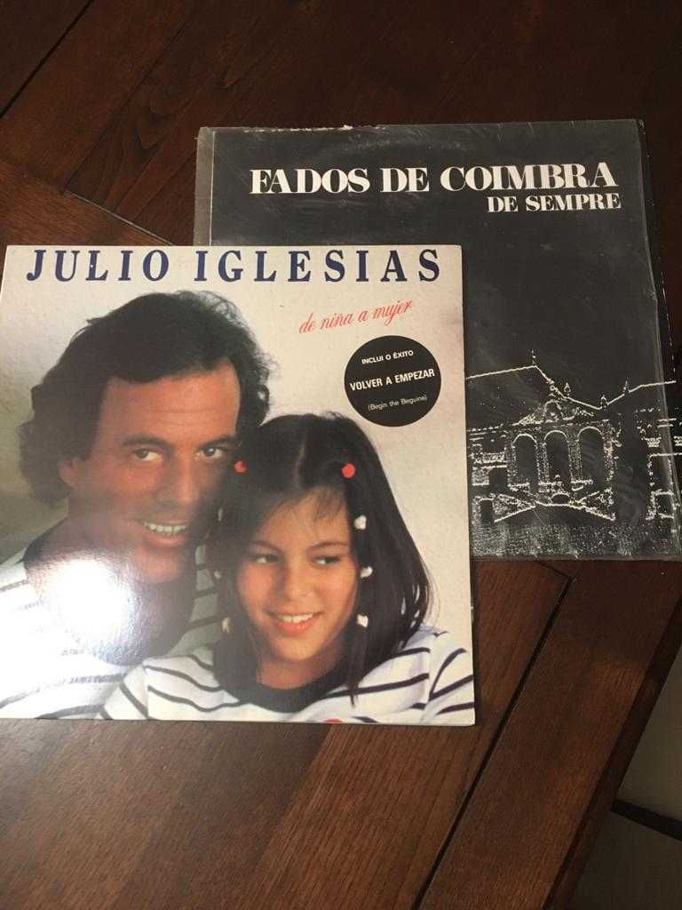 Discos Vinil (Amália RodrigUES, Roberto Carlos, Fados de coimbra..)