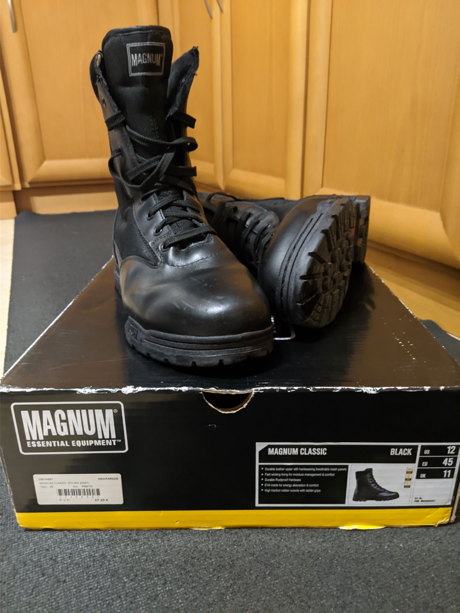 Botas Magnum classic tamanho 45