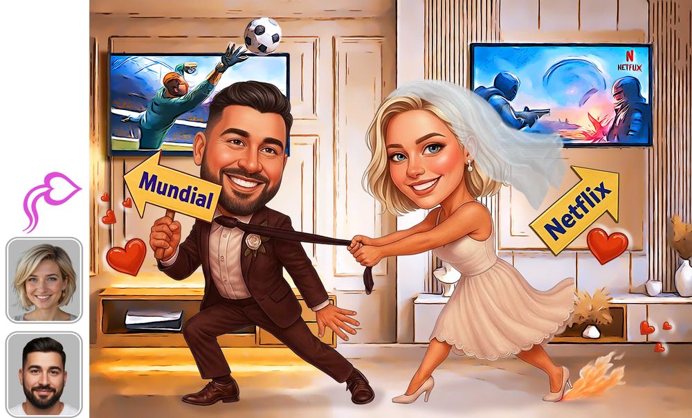 Karykatura w ramce lub plik - szybko