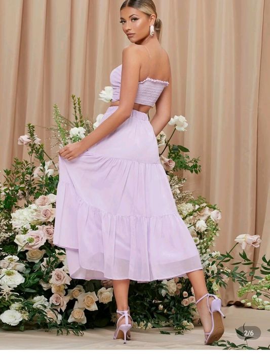 Conjunto fancy purple