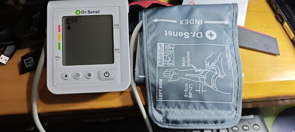 Medidor de Tensão Arterial Dr. Senst BP118A – Automático, com voz
