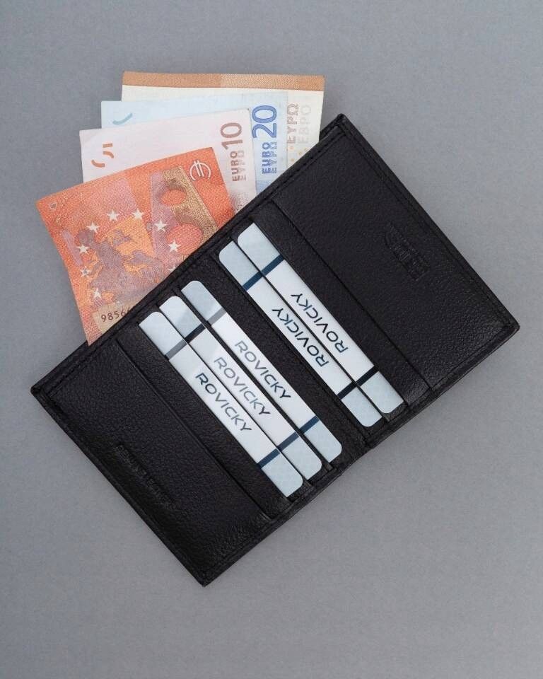 skórzane etui na karty z systemem rfid - 4u cavaldi