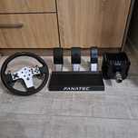 Zestaw Fanatec CSL DD 8NM + pedały + kierownica + uchwyt + stopery