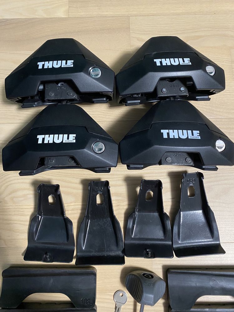 Thule Evo Clamp 7105+Thule kit 5010 Volkswagen Golf 7