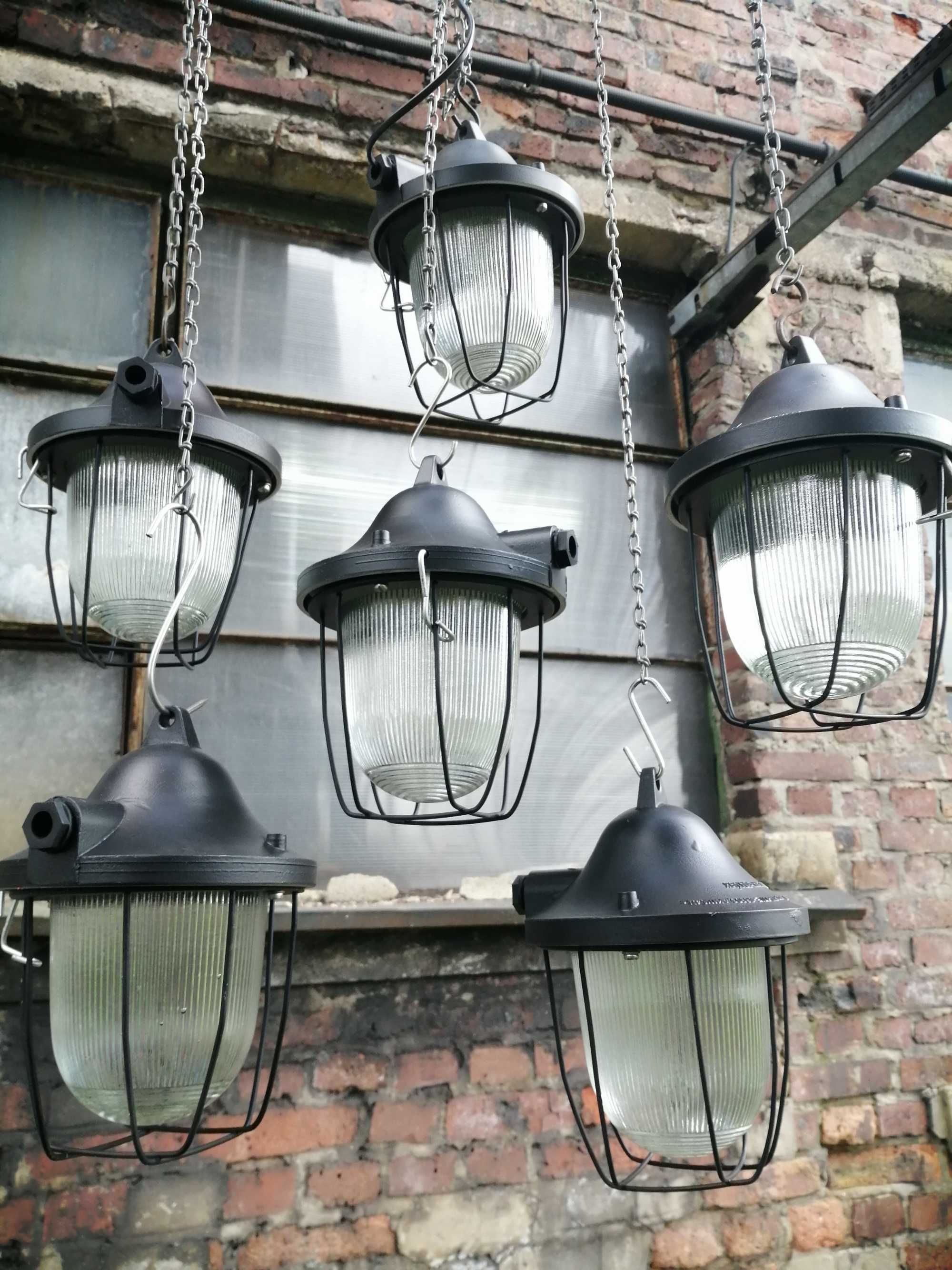 Lampa   Polam  Gdańsk C 100   Wisząca - Kinkiet Loft   PRL