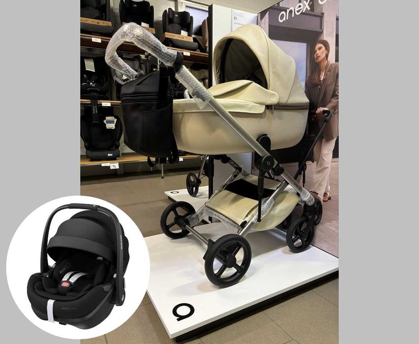 Wózek Anex Eli + fotelik Maxi-Cosi Pebble 360 Pro2 | zestaw 3w1