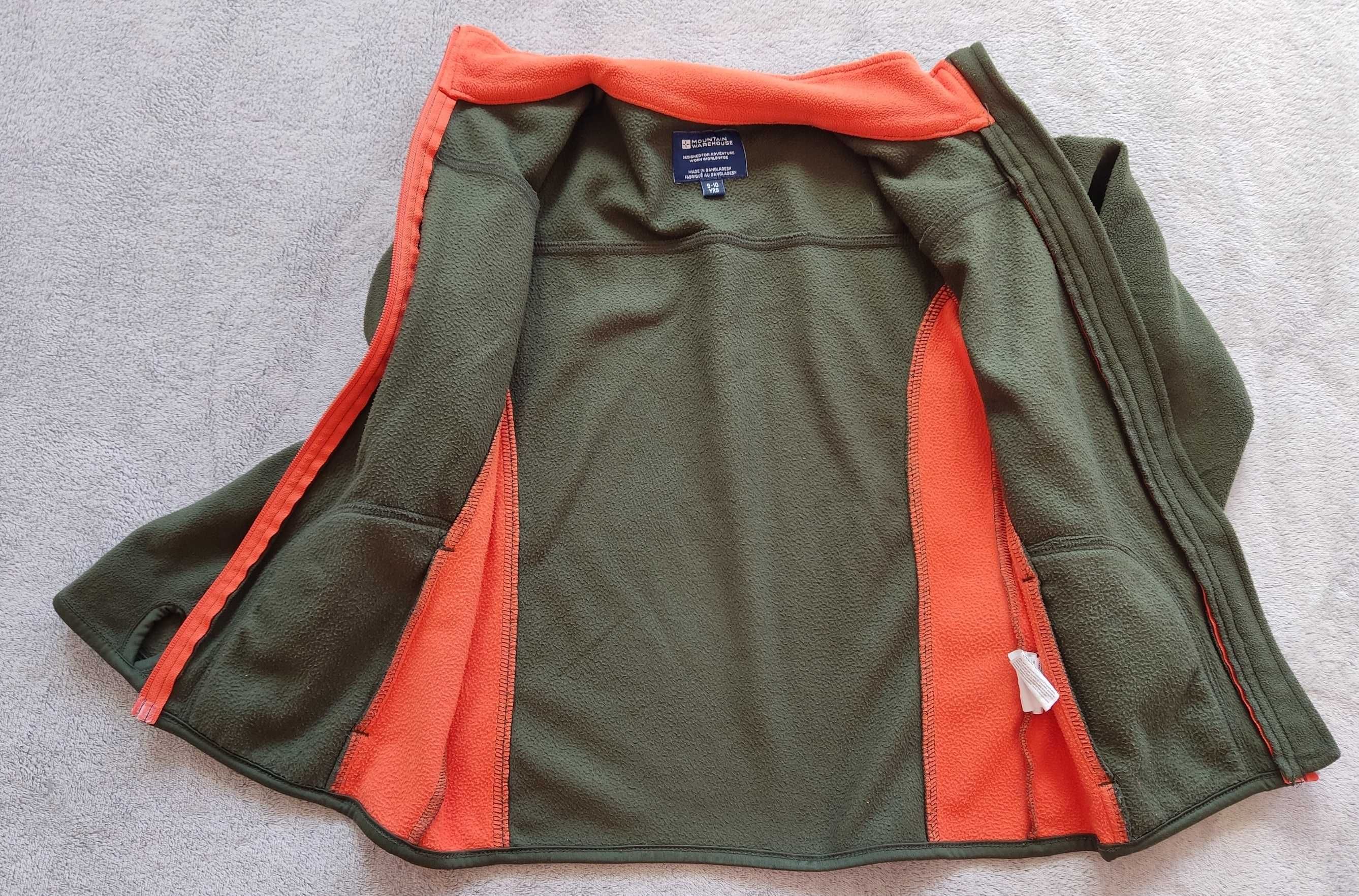 bluza polar r.146 9-10 lat Mountain Warehouse zielona lekka