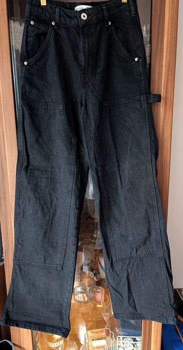 Bershka Carpenter spodnie szerokie 36