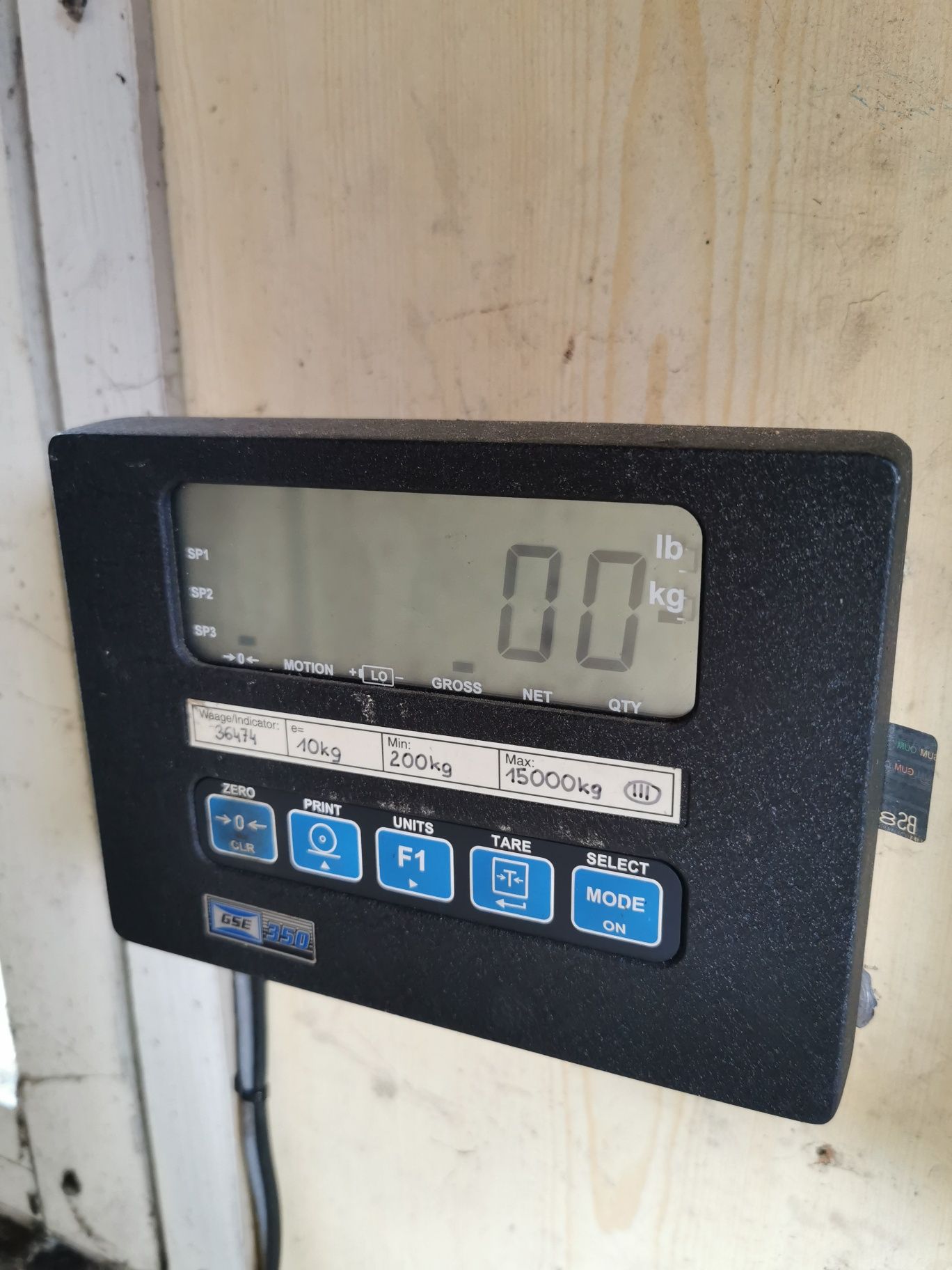 waga najazdowa - elektroniczna 15t.