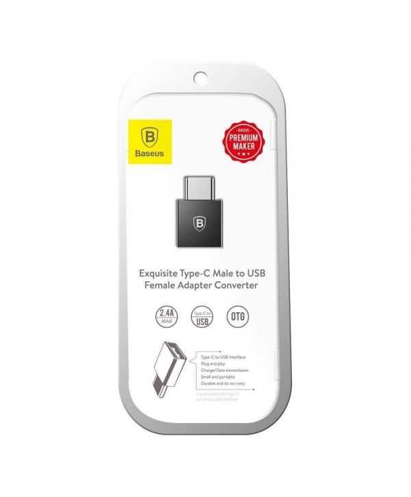 Przejściówka USB-C do USB 2,4A Baseus