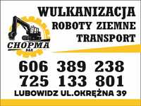 CHOPMA B&A / Roboty ziemne / Transport / WULKANIZACJA