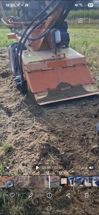 Glebogryzarka spalinowa Baretto 1620B  hydrauliczna do trudnych zadań