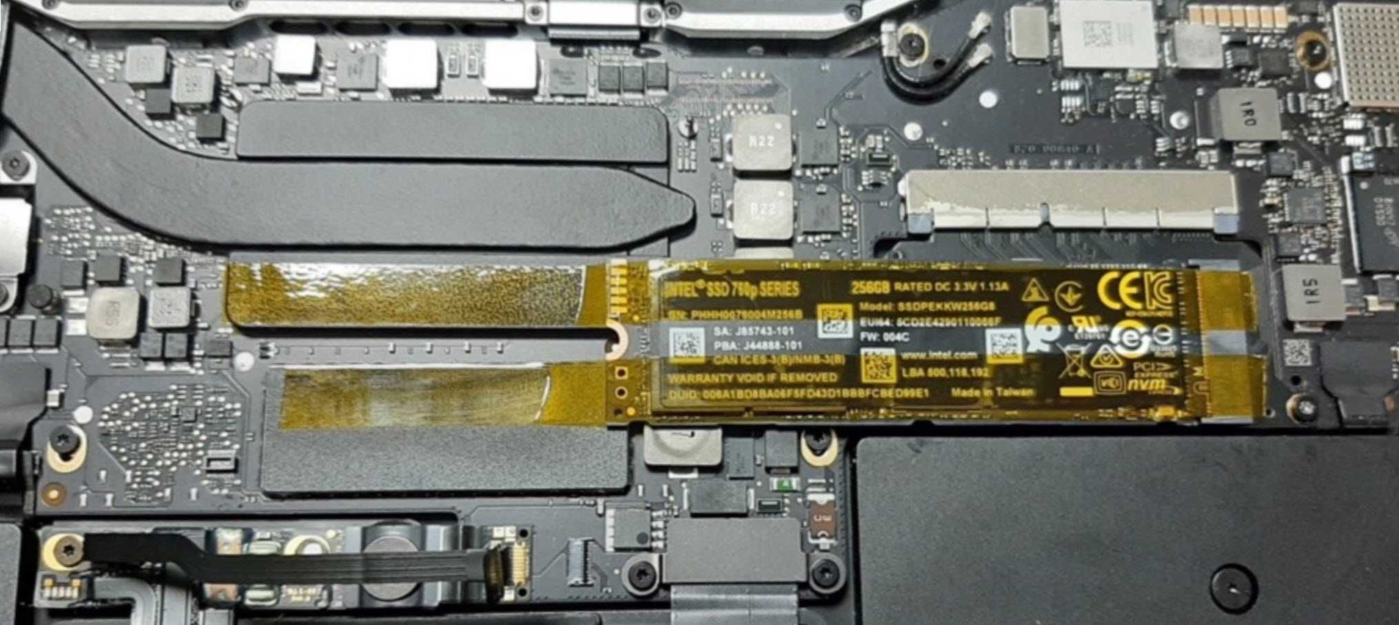 Адаптер переходник M.2 SSD NVME to Apple SSD 22+34 pin MacBook A1708