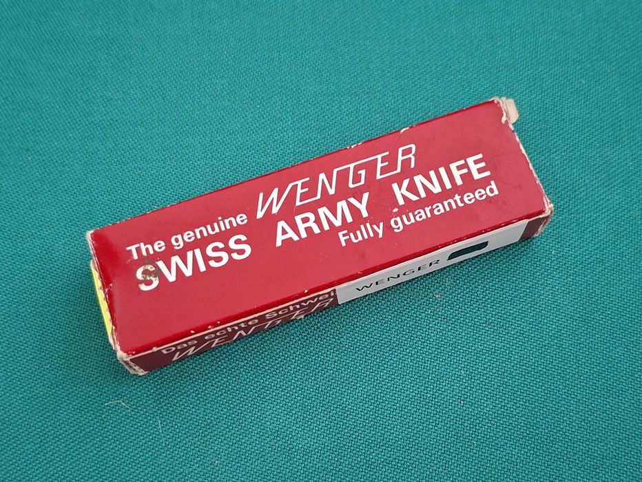 Wenger Delemont de duas camadas, vintage, com caixa original - NOVO