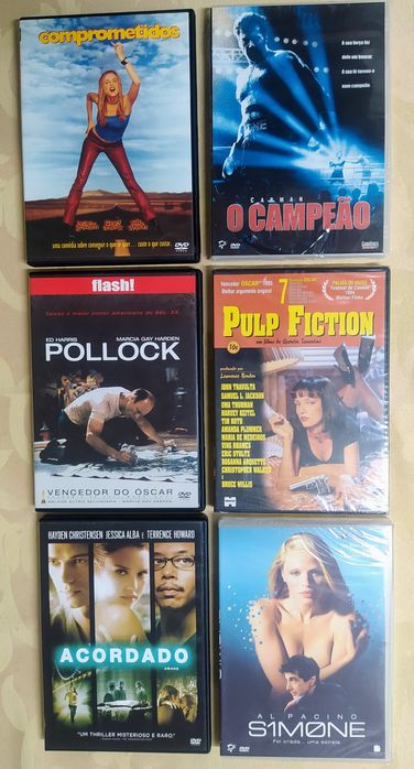 DVDs vários - em pack ou individual - preços variados