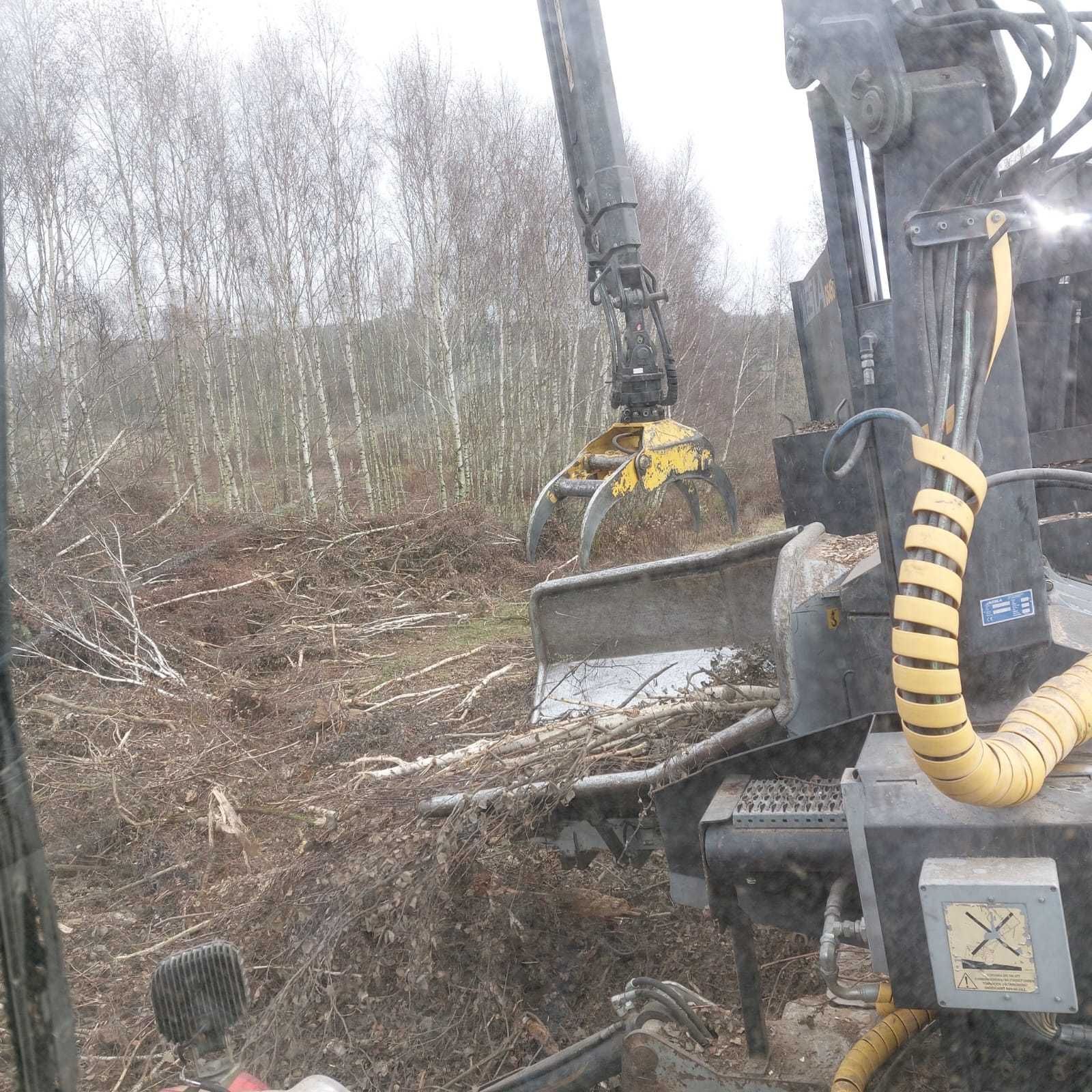 Usuwanie samosiejek, likwidacja plantacji choinek, usługi rębakiem, ,