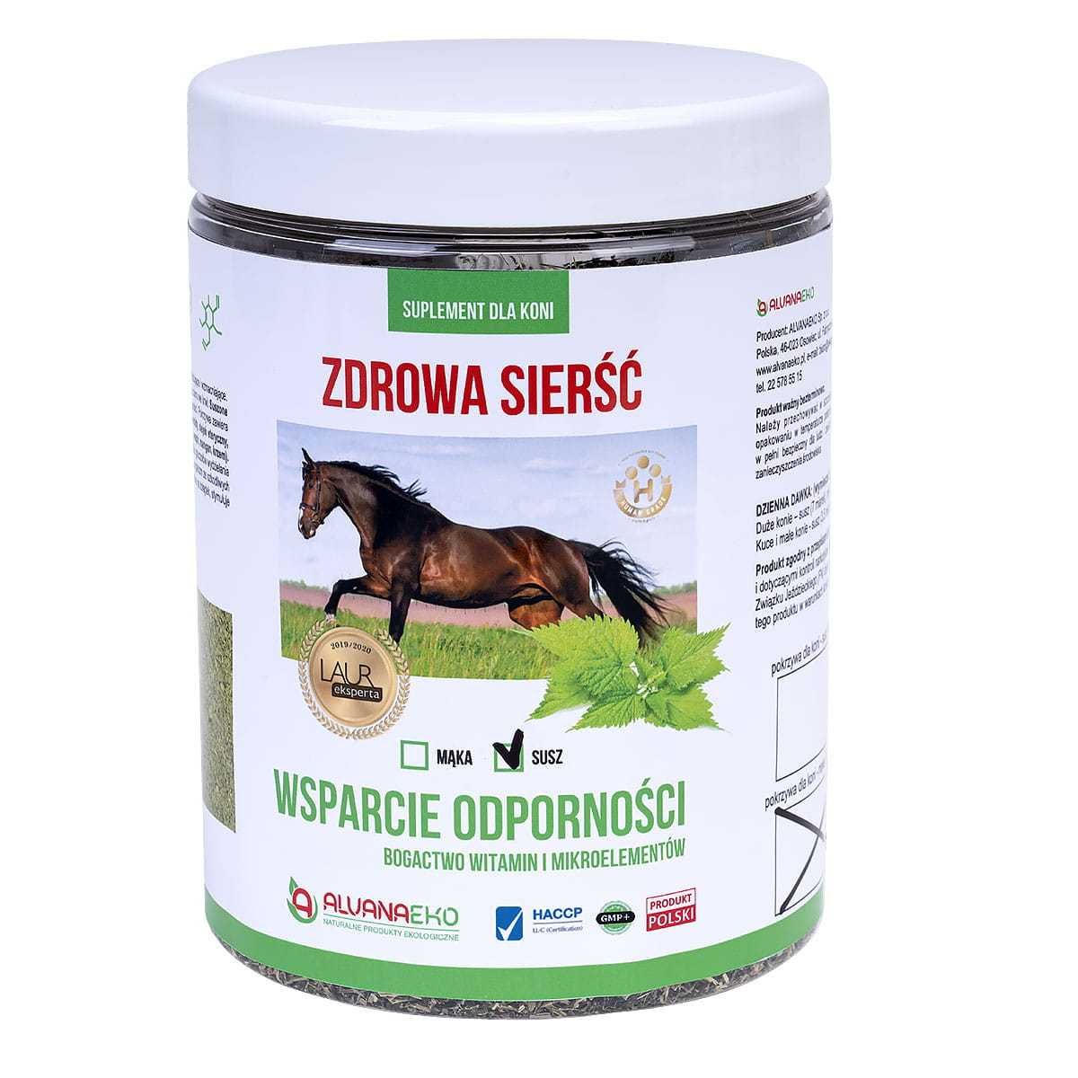 Naturalne witaminy dla konia koni na odporność