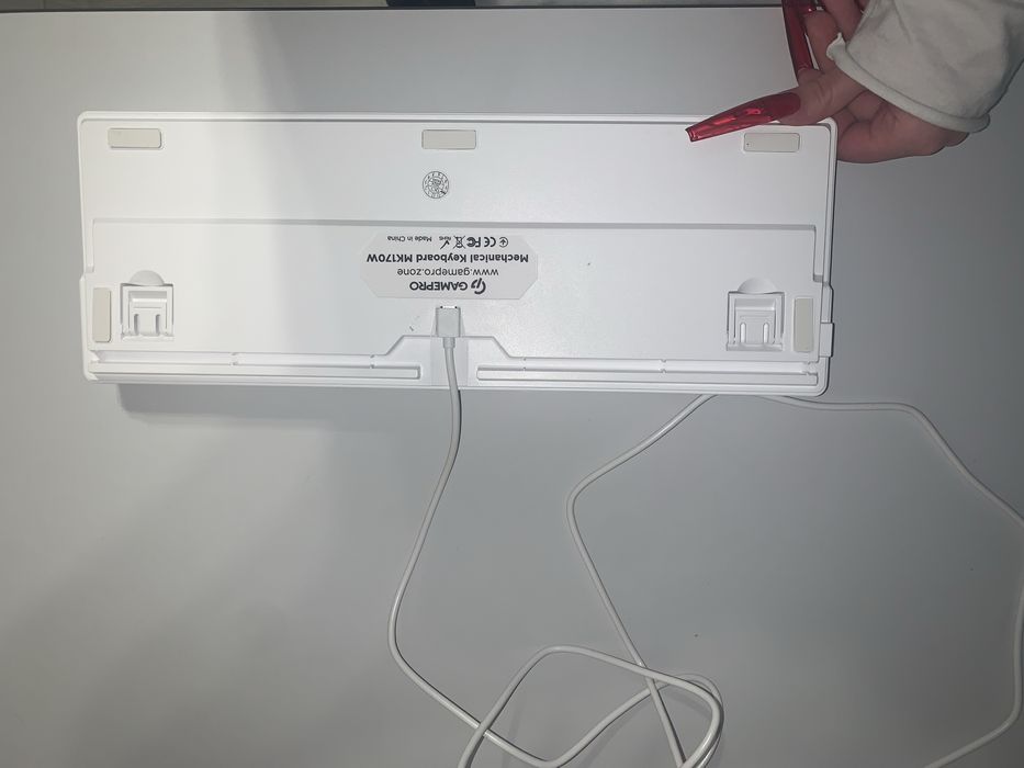 клавиатура белая GAMEPRO MK170W
