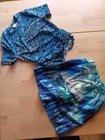 Kostium strój kąpielowy plażowy kąpielówki ochrona UV 134 140