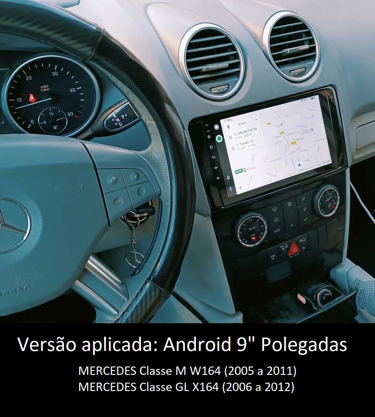 Rádio 2DIN Mercedes Classe M / GL • Android • [4+32GB] W163 W164