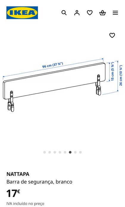 Protecao de cama Ikea