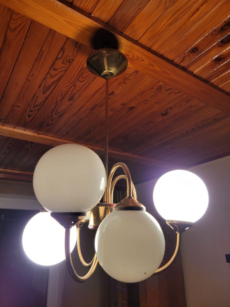 Lampa  Vintage na 5 kloszy